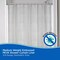 Kenney Mfg Medium Weight Embossed PEVA Shower Liner, 70" W x 72" H, Smoke KN61150 - alternate 3